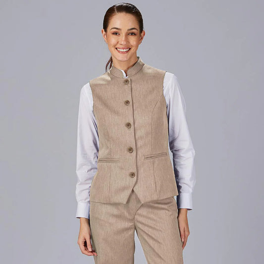 950013-142 - CHALECO MUJER CUELLO MAO LUJAN ARENA