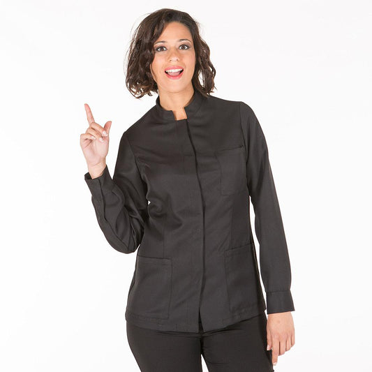 963700-001 - CHAQUETA MUJER AGAR SARGA POLIESTER NEGRO