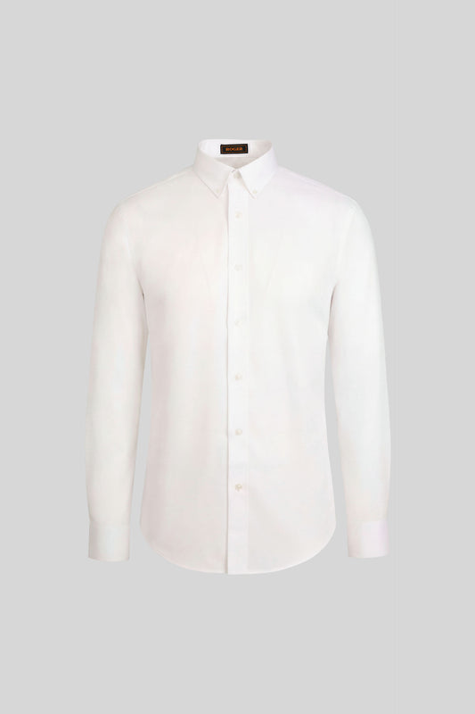 969139-13 - CAMISA HOMBRE CUELLO CAMISERO MANGA LARGA LONDON BLANCO