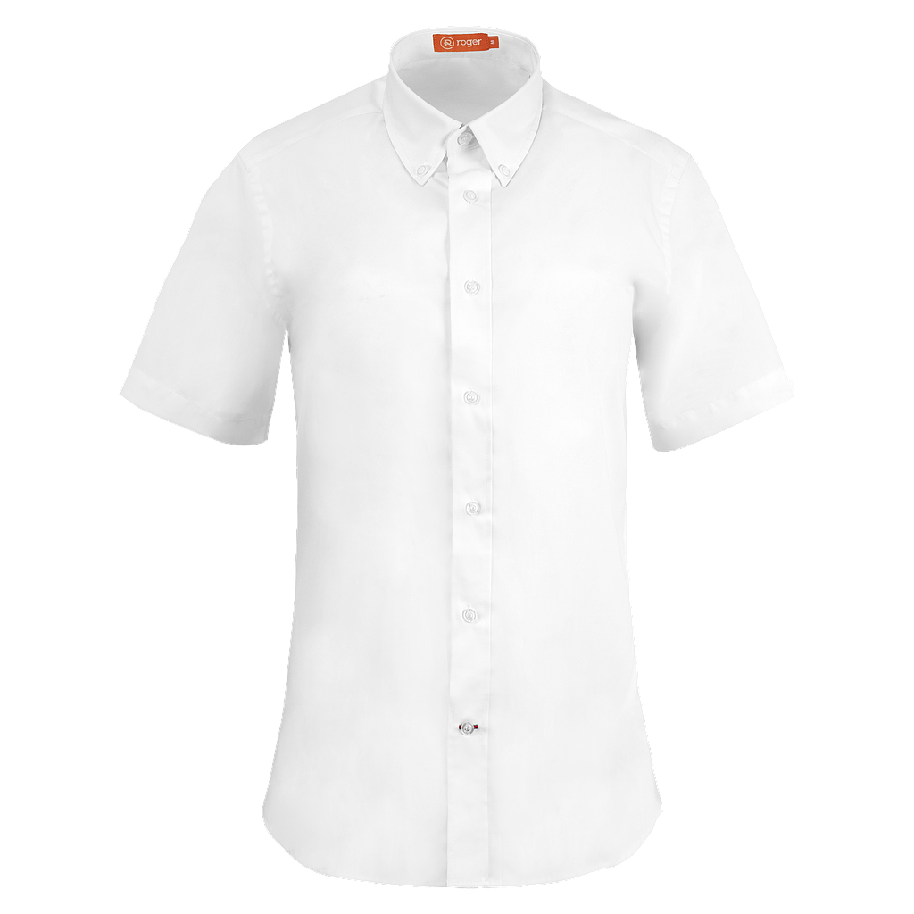 972139-13 - CAMISA HOMBRE CUELLO CAMISERO MANGA CORTA LONDON BLANCO