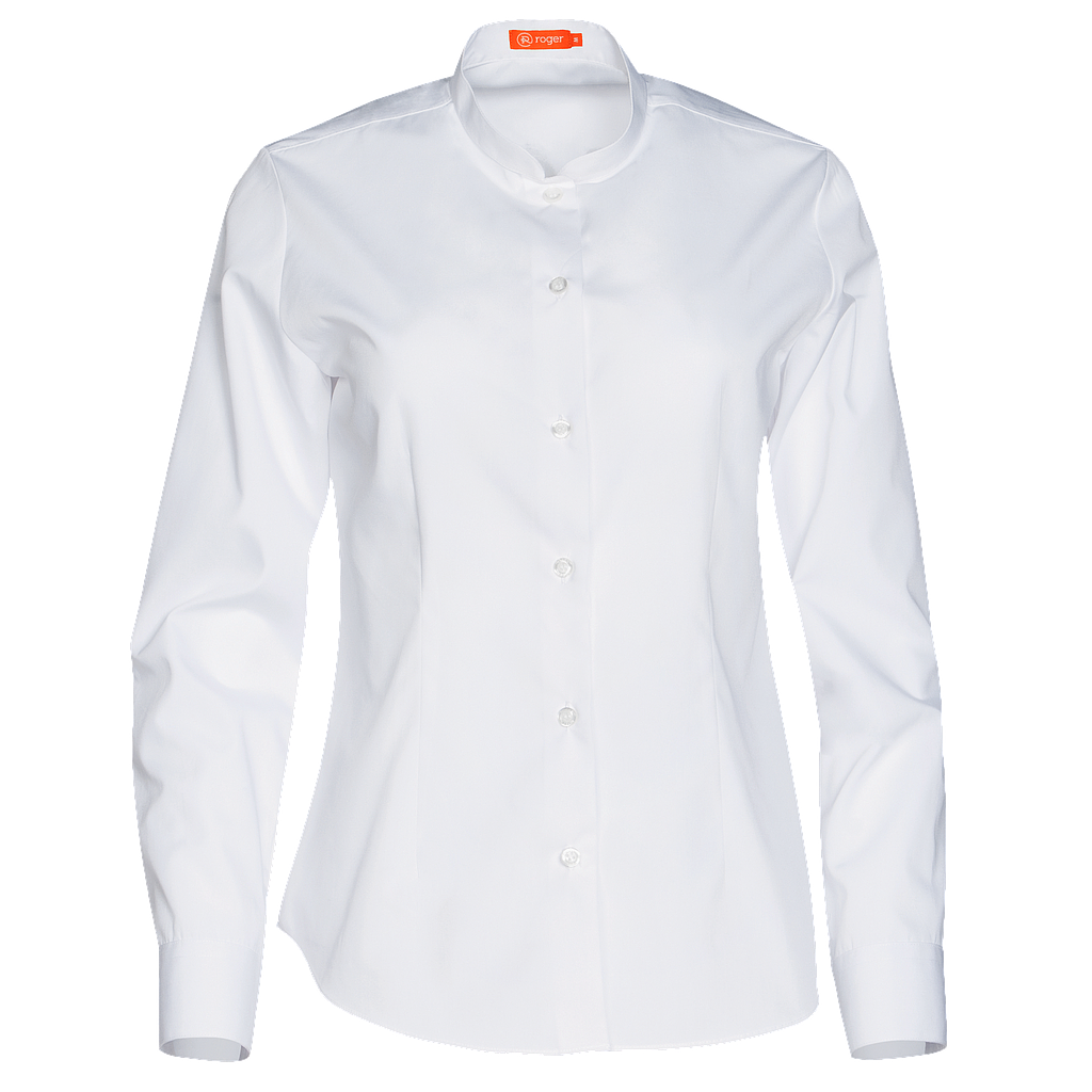 977137-13 - CAMISA MUJER CUELLO MAO MANGA LARGA DAYTONA BLANCO