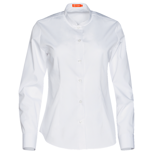 977137-13 - CAMISA MUJER CUELLO MAO MANGA LARGA DAYTONA BLANCO