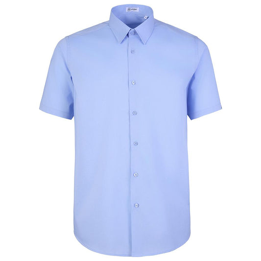 981138-19 - CAMISA HOMBRE CUELLO CAMISERO MANGA CORTA ALAMEDA CELESTE