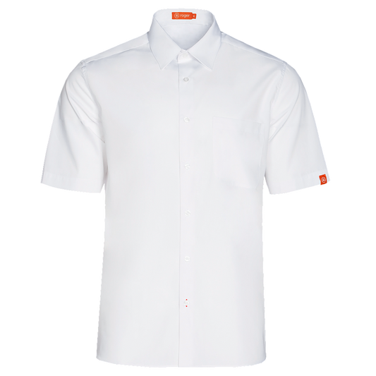 981139-13 - CAMISA HOMBRE CUELLO CAMISERO MANGA CORTA MILAN BLANCO