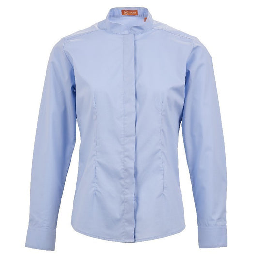984139-19 - CAMISA MUJER CUELLO MAO MANGA LARGA DINAR CELESTE