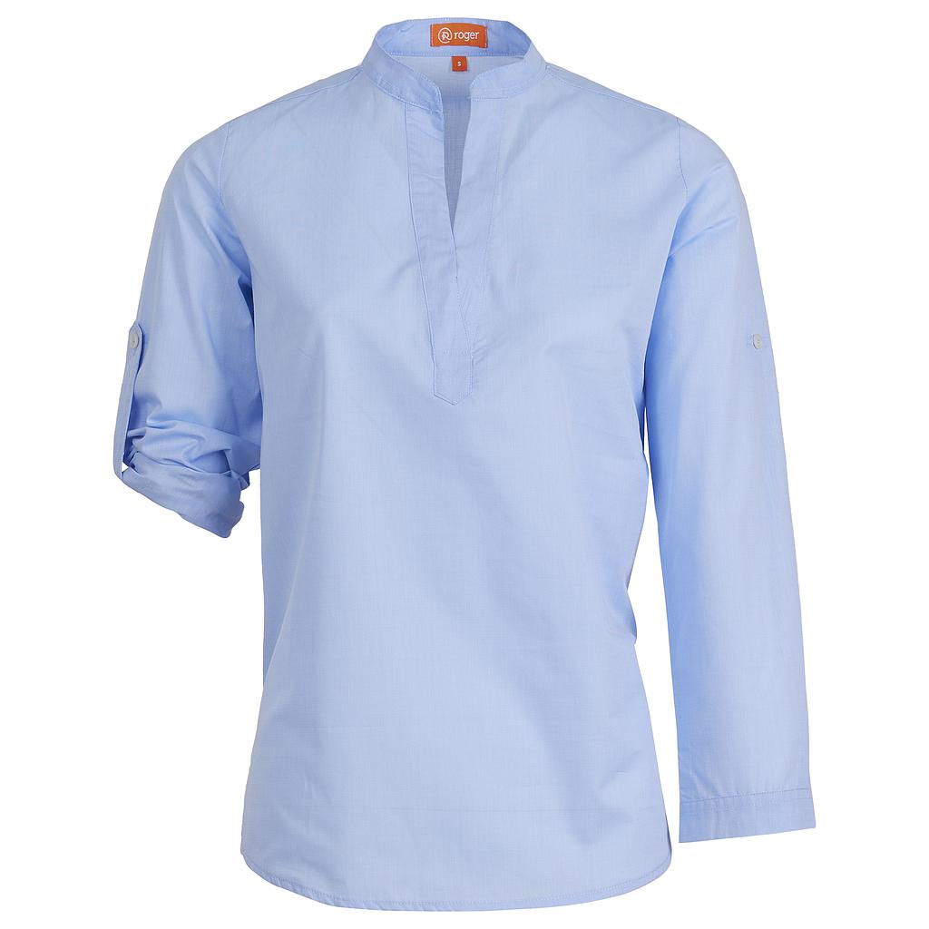 987137-19 - CAMISA POLERA MUJER DAYTONA CELESTE