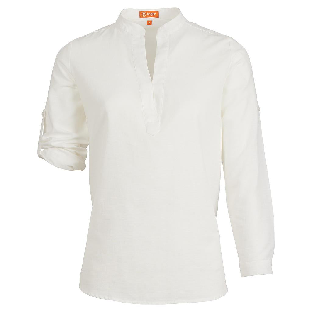 987148-13 - CAMISA POLERA MUJER BASSA BLANCO