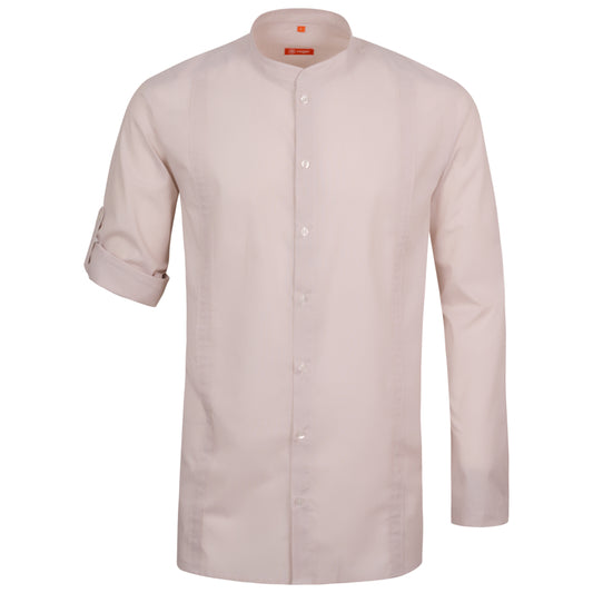988148-15 - CAMISA GUAYABERA HOMBRE BASSA BEIGE