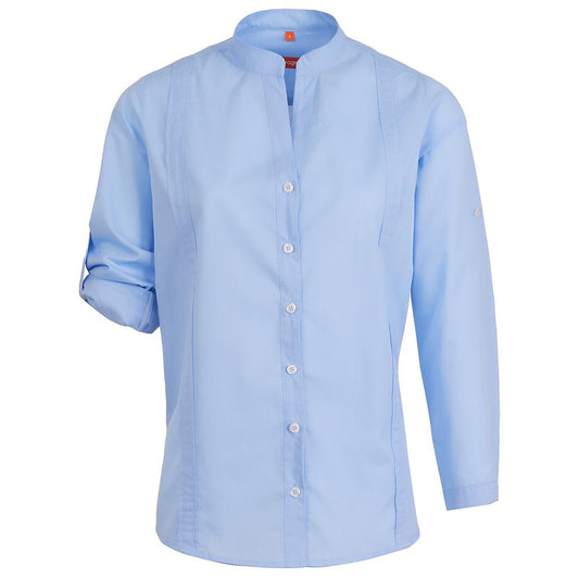989148-19 - CAMISA GUAYABERA MUJER BASSA CELESTE
