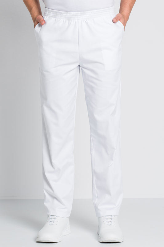 9929900 - Pantalón goma blanco con bolsillos