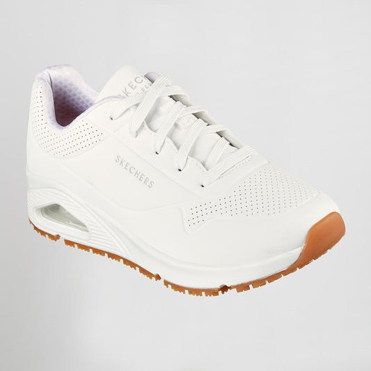 SK108021EC-101 - WORK RELAXED FIT: UNO SR SKECHERS MUJER BLANCO