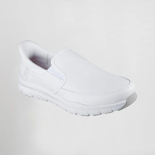 SK200304EC-101 - SLIP-INS WORK: NAMPA - BROXTIN SKECHERS HOMBRE BLANCO