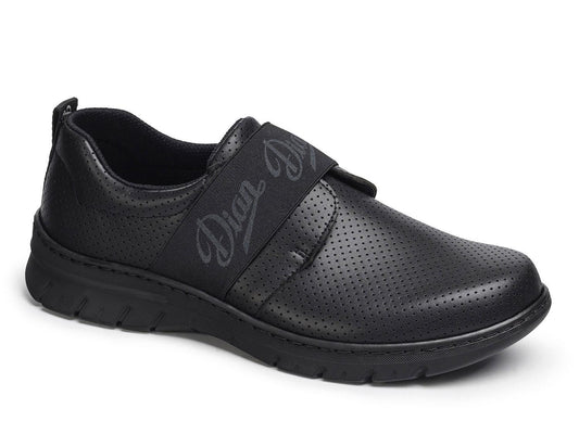 Zapatilla SIENA negro todo picado
