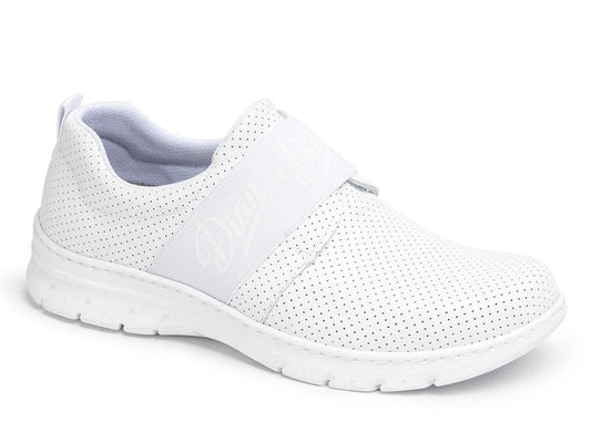 Zapatilla SIENA blanco todo picado